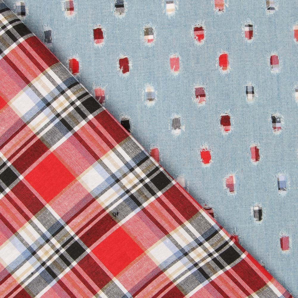 Tecido Denim Dupla-face Celeste - Ribes y Casals