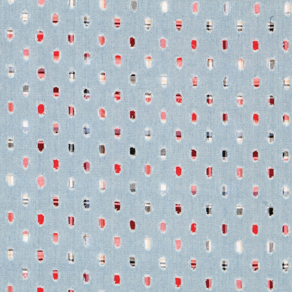 Tecido Denim Dupla-face Celeste - Ribes y Casals