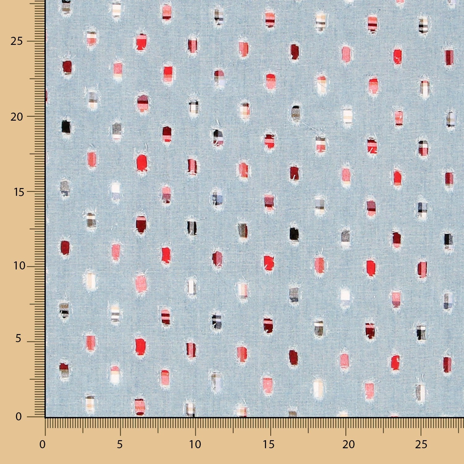 Tecido Denim Dupla-face Celeste - Ribes y Casals