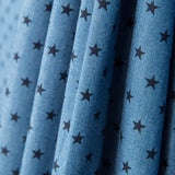 Denim Algodón Estrellas Negro - Ribes y Casals