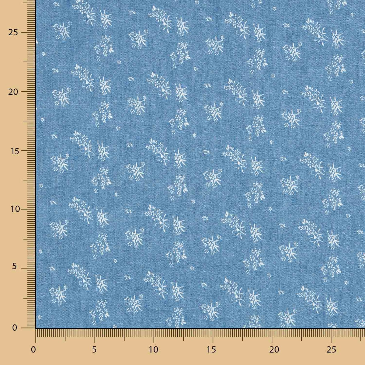 Denim Algodón Bouquet - Ribes y Casals