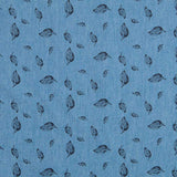 Denim Algodón Hojas - Ribes y Casals