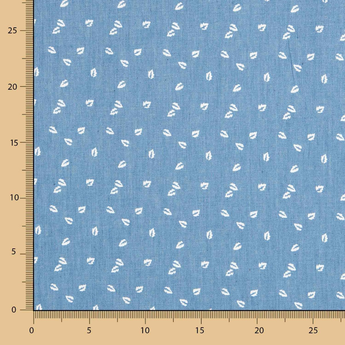 Denim Algodón Hojita - Ribes y Casals