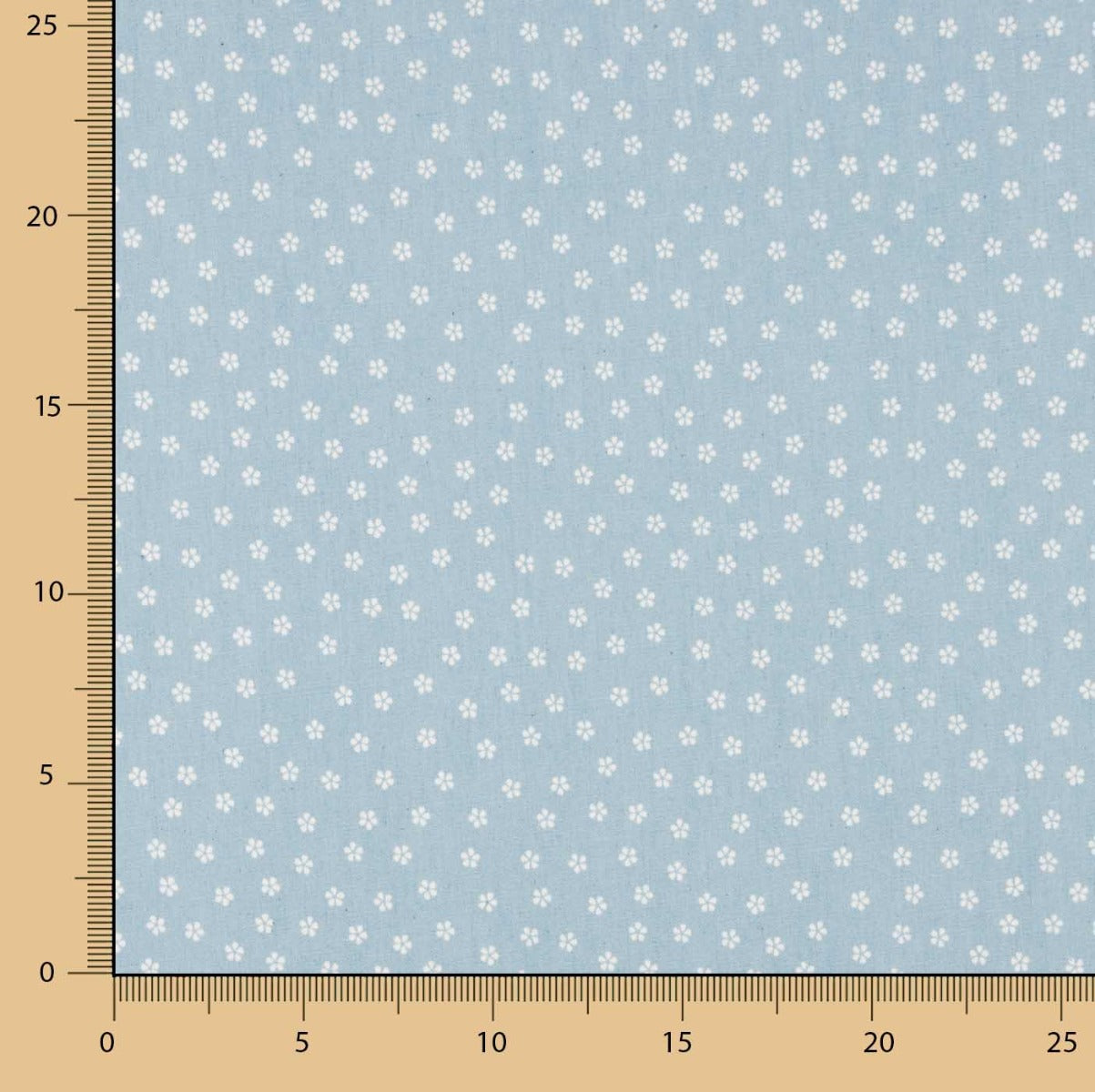 Denim Camiseiro Margaridas Azul Claro - Ribes y Casals