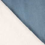 Dupla Face Couro Sintético-Pêlo Azul - Ribes y Casals