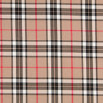 Dupla Face Quadrado Escocês Camel Camurça Camel - Ribes y Casals