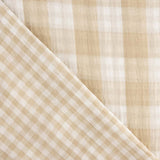 Dupla Gaze Vichy Reversível Areia - Ribes y Casals