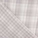 Dupla Gaze Vichy Reversível Cinza Claro - Ribes y Casals