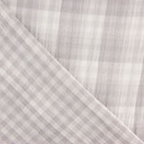 Dupla Gaze Vichy Reversível Cinza Claro - Ribes y Casals