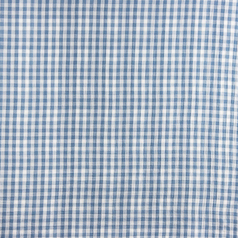 Dupla Gaze Vichy Reversível Azul - Ribes y Casals