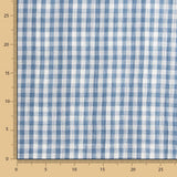 Dupla Gaze Vichy Reversível Azul - Ribes y Casals