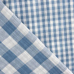 Gaze dupla reversível azul índigo - Ribes y Casals