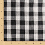 Dupla Gaze Vichy Reversível Preto - Ribes y Casals