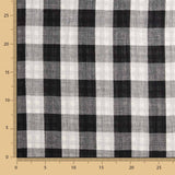 Dupla Gaze Vichy Reversível Preto - Ribes y Casals