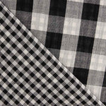 Dupla Gaze Vichy Reversível Preto - Ribes y Casals