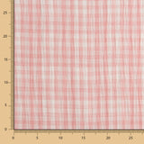 Dupla Gaze Vichy Reversível Rosa - Ribes y Casals