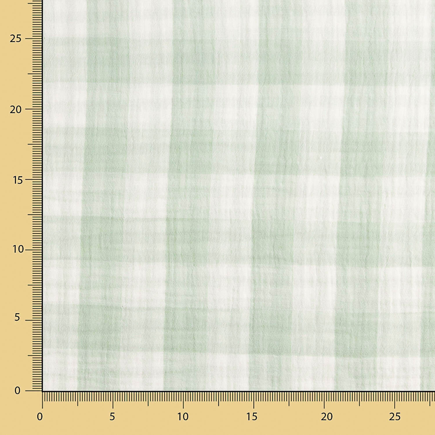 Dupla Gaze Vichy Reversivel Verde - Ribes y Casals