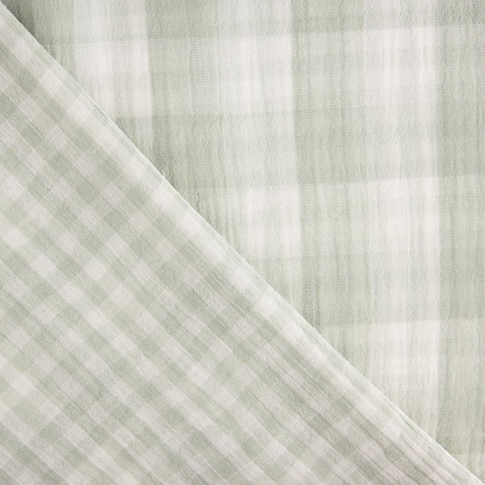 Dupla Gaze Vichy Reversivel Verde - Ribes y Casals