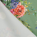 Casaco Elástico Cretone Bolinhas Verde Sálvia - Ribes y Casals