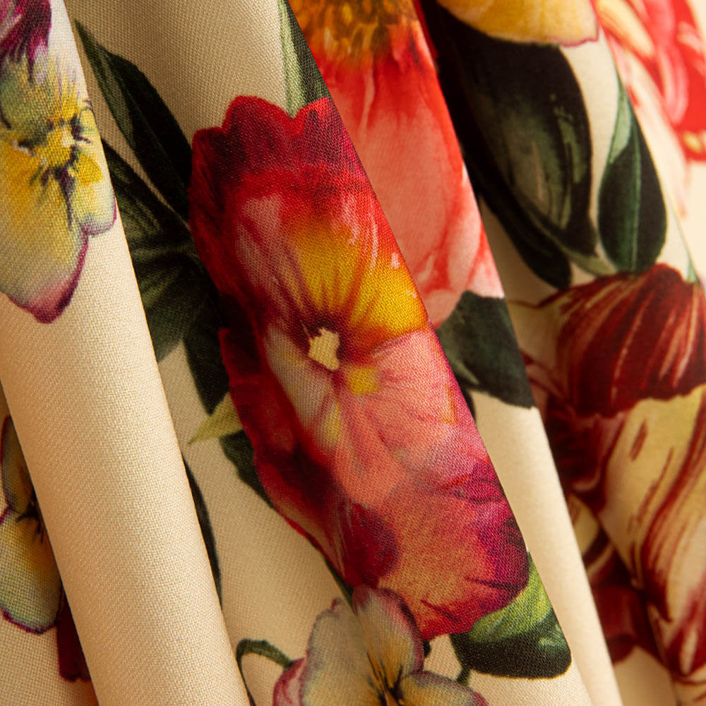 Casaco Elástico Tulipa Cru - Ribes y Casals