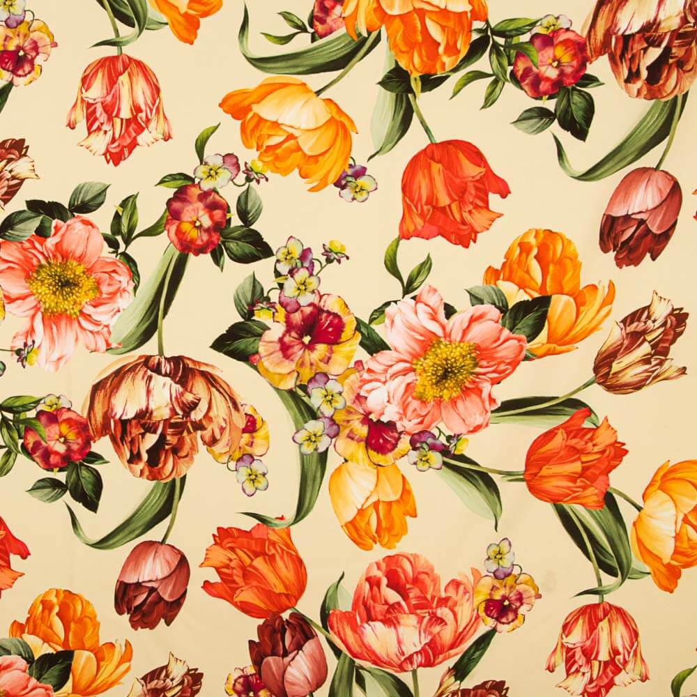 Casaco Elástico Tulipa Cru - Ribes y Casals