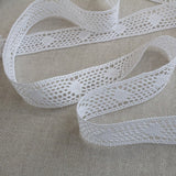 Cinta Bies Encaje Blanco 53mm - Ribes y Casals
