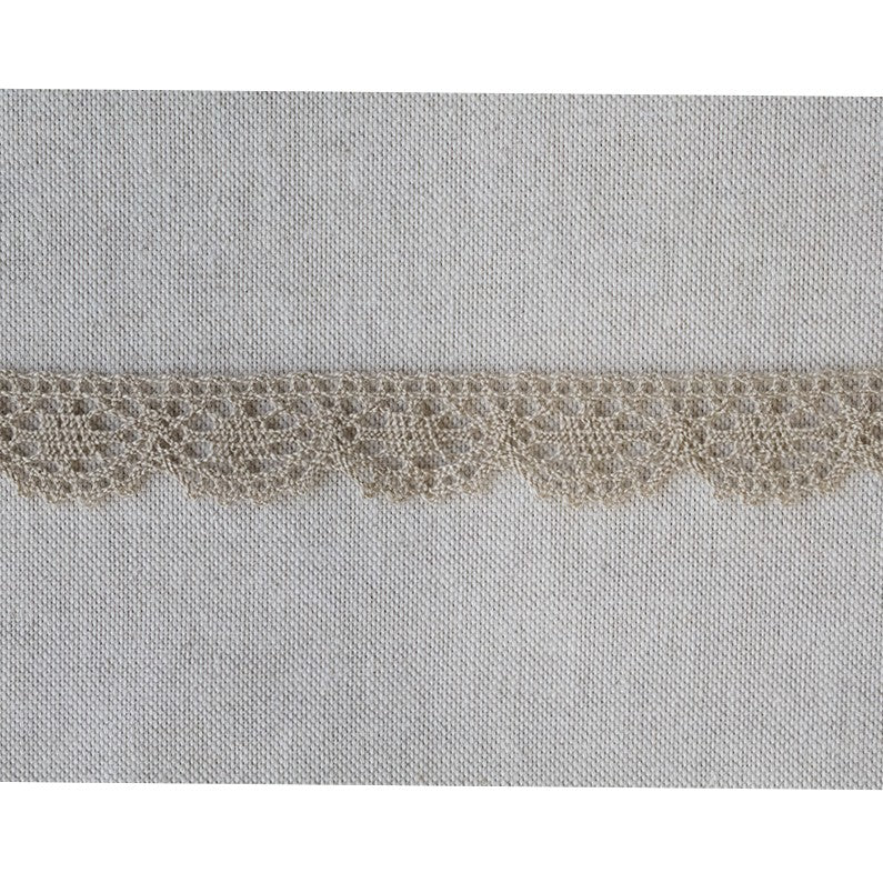 Encaje Bolillo Blanco 20mm - Ribes y Casals