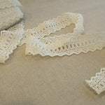 Cinta Bies Encaje Blanco 53mm - Ribes y Casals