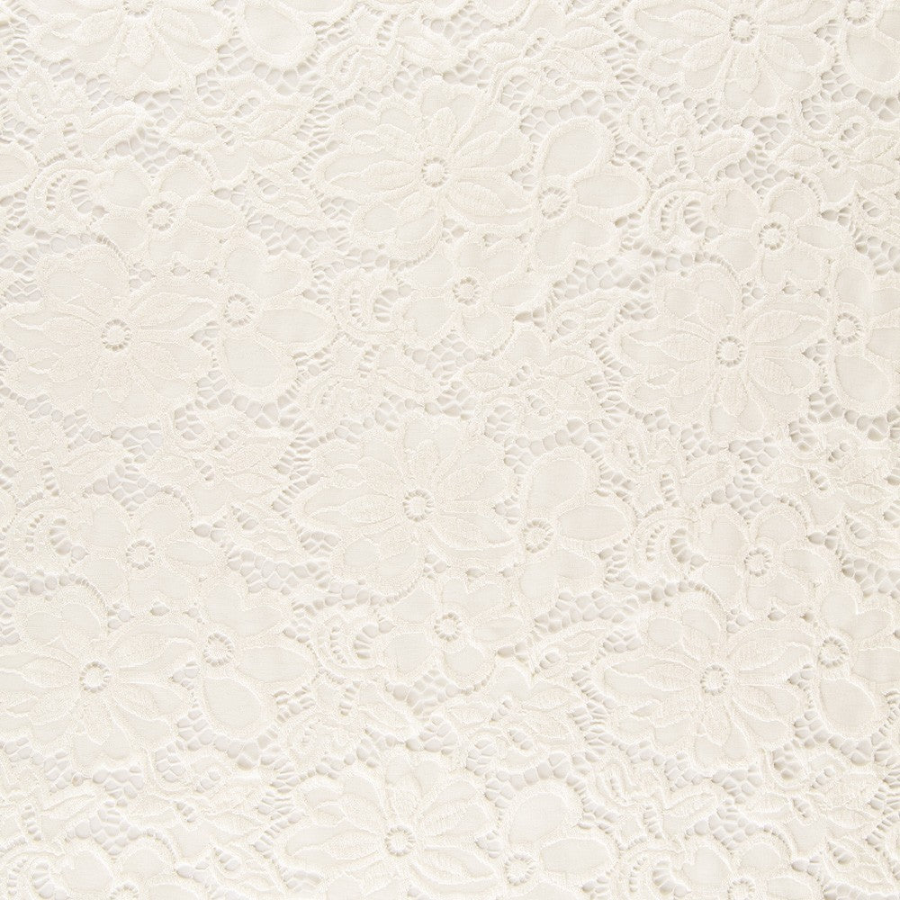 Renda Elástica Flores Branca - Ribes y Casals