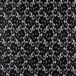 Renda Elástica Flores Preta - Ribes y Casals