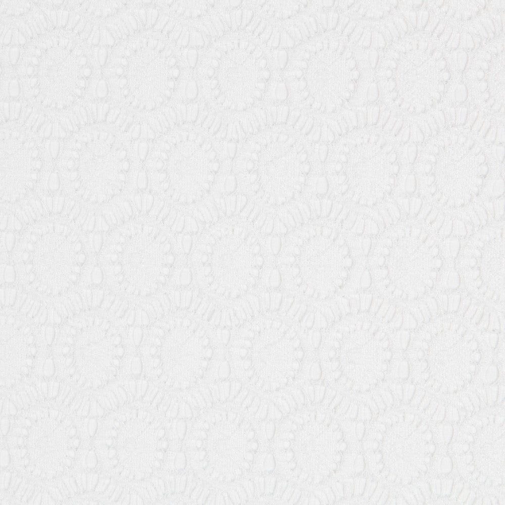 Renda Elástica Flores Branca - Ribes y Casals