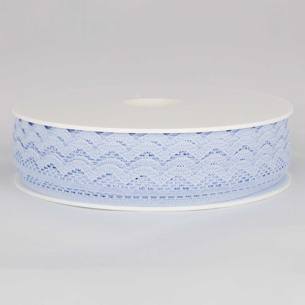 Fita de Renda Nylon Azul 10mm - Ribes y Casals