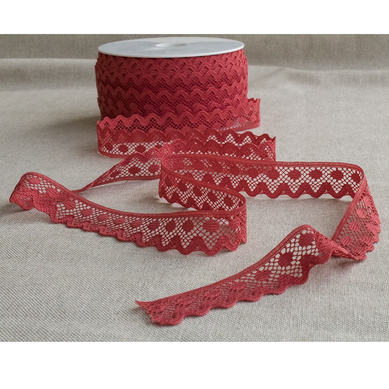 Cinta Bies Encaje Blanco 53mm - Ribes y Casals