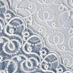 Tule Bordado Floral Borgonha - Ribes y Casals