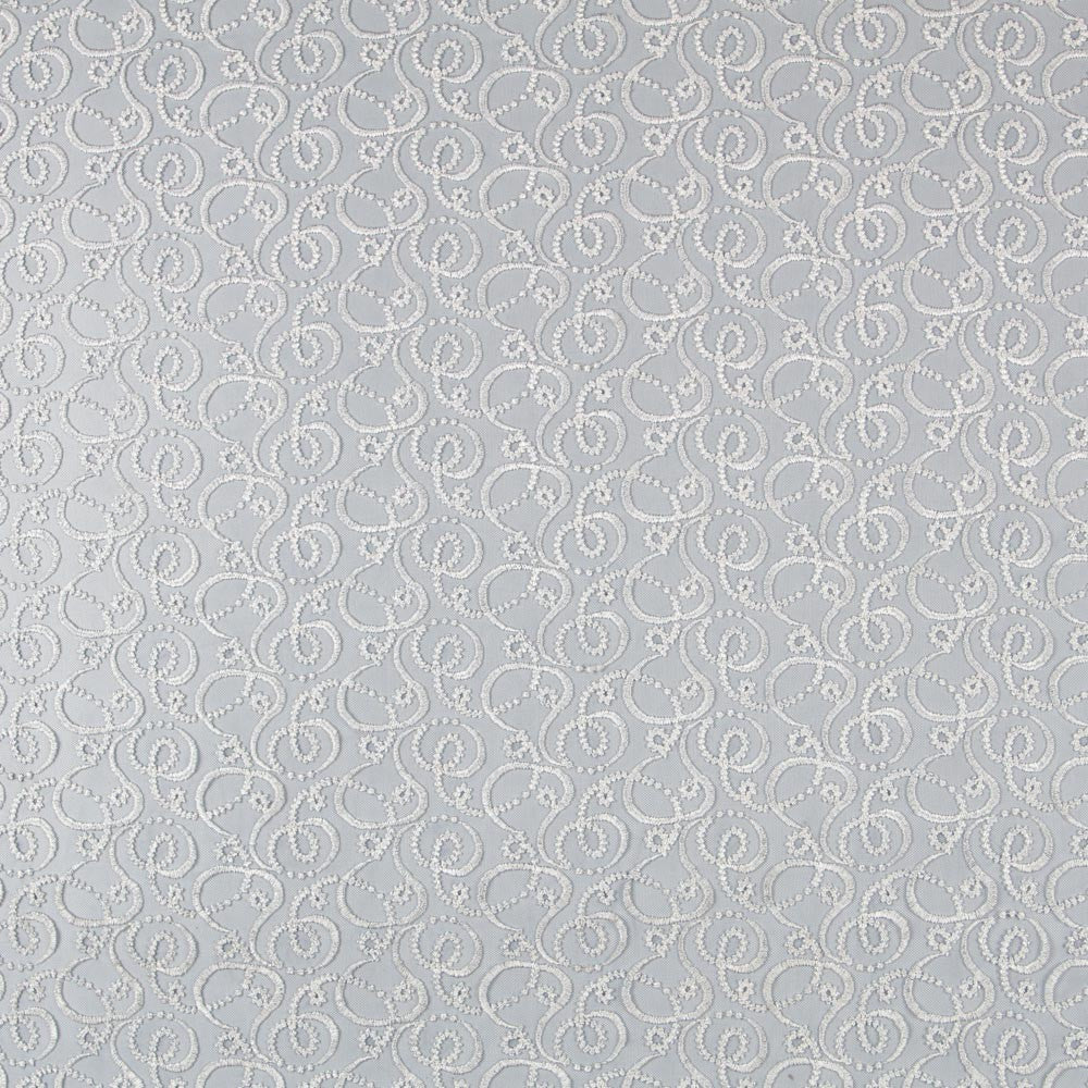 Tule Bordado Floral Borgonha - Ribes y Casals