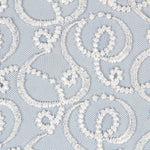 Tule Bordado Floral Borgonha - Ribes y Casals