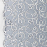 Tule Bordado Floral Borgonha - Ribes y Casals