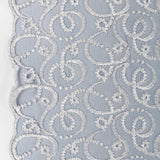 Tule Bordado Floral Borgonha - Ribes y Casals