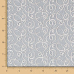 Tule Bordado Floral Borgonha - Ribes y Casals