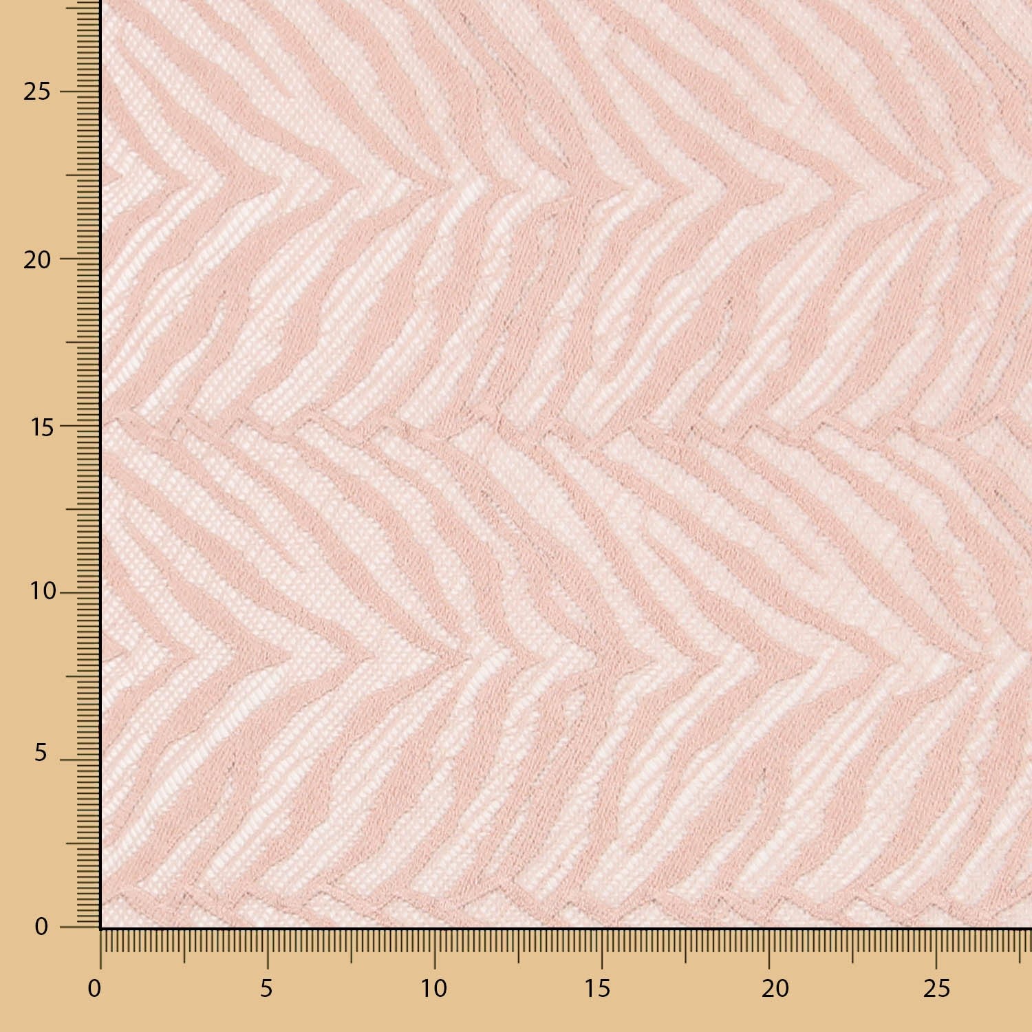 Renda Zigzag Rosa Pastel - Ribes y Casals