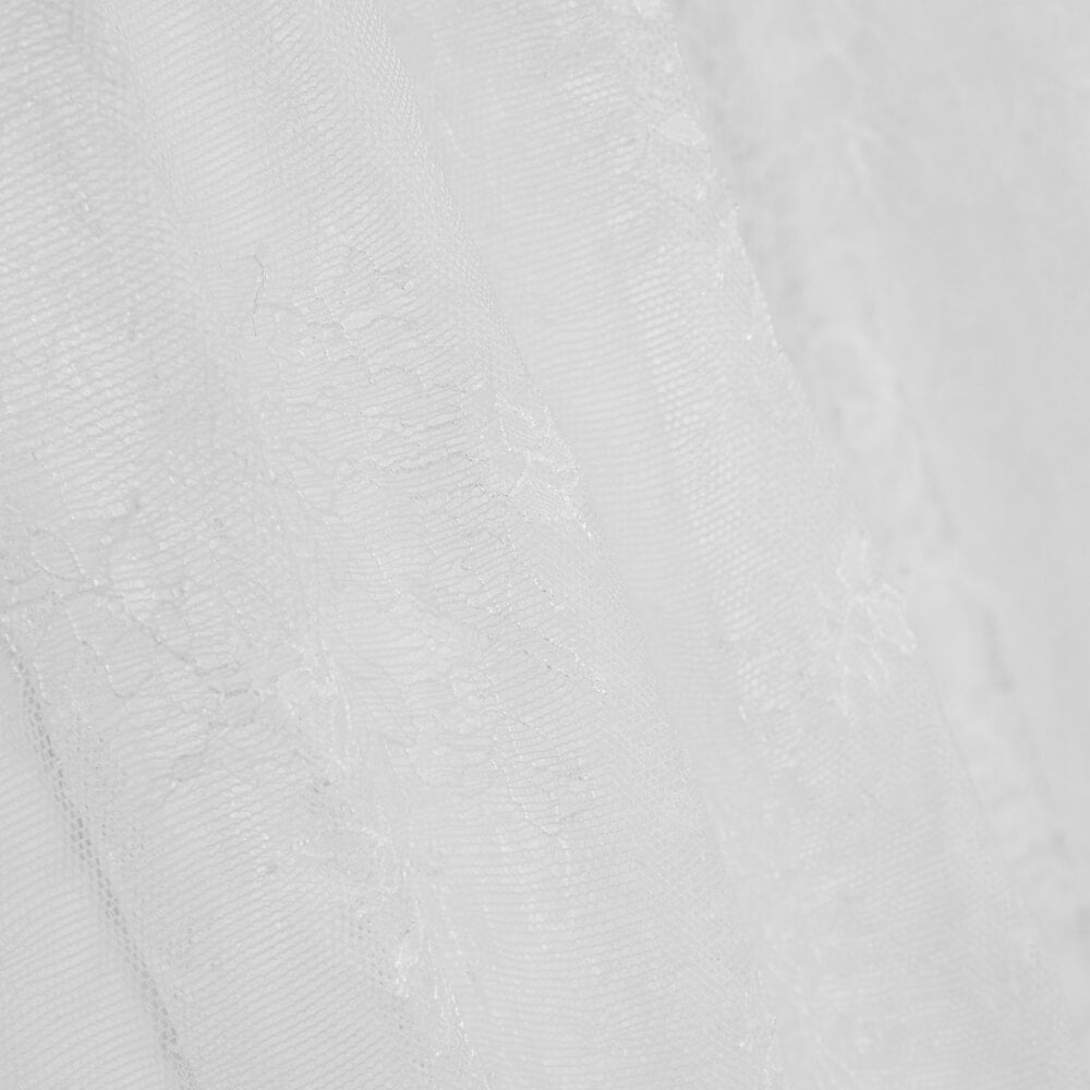 Renda Chantilly Branca - Ribes y Casals