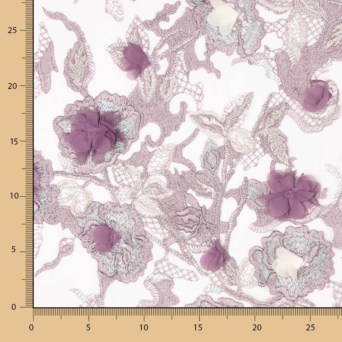 Renda Lurex Fantasia Lilás - Ribes y Casals