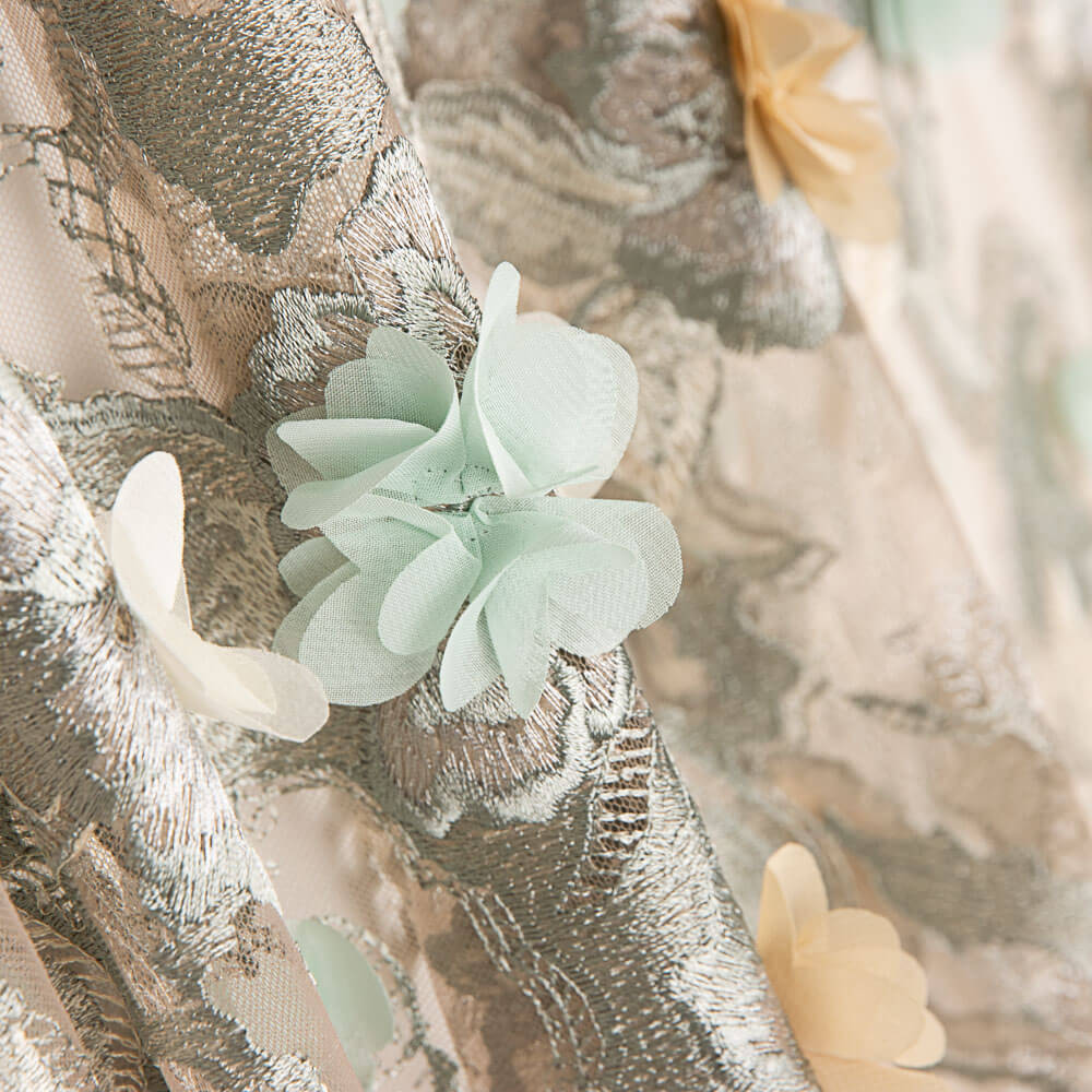 Renda Lurex Fantasia Nude - Ribes y Casals