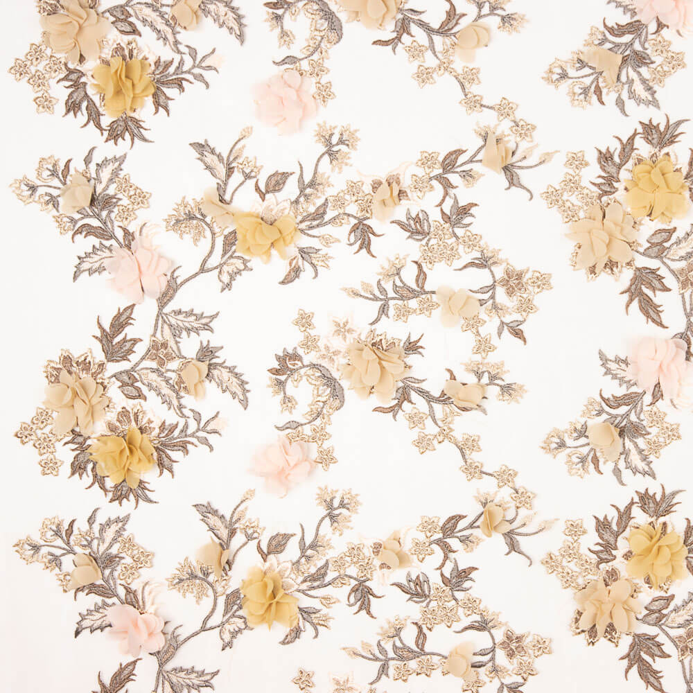 Renda Lurex Fantasia  Salmão - Ribes y Casals