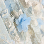 Renda Lurex Fantasia  Verde Água - Ribes y Casals