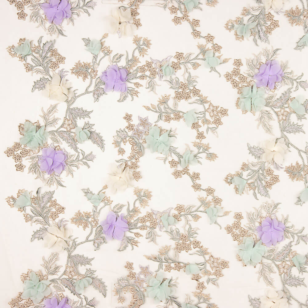 Renda Lurex Fantasia   Verde Pálido - Ribes y Casals