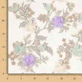 Retal Encaje Lurex Fantasía Verde Pálido 70x130 cm - Ribes y Casals