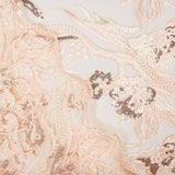 Renda  Lantejoulas Salmão - Ribes y Casals