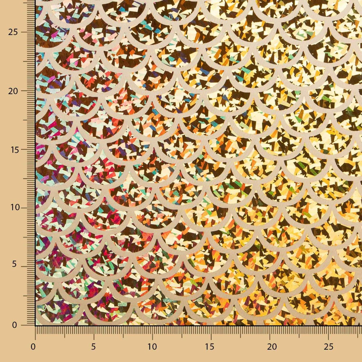 Foil Printed Hologram Ouro - Ribes y Casals