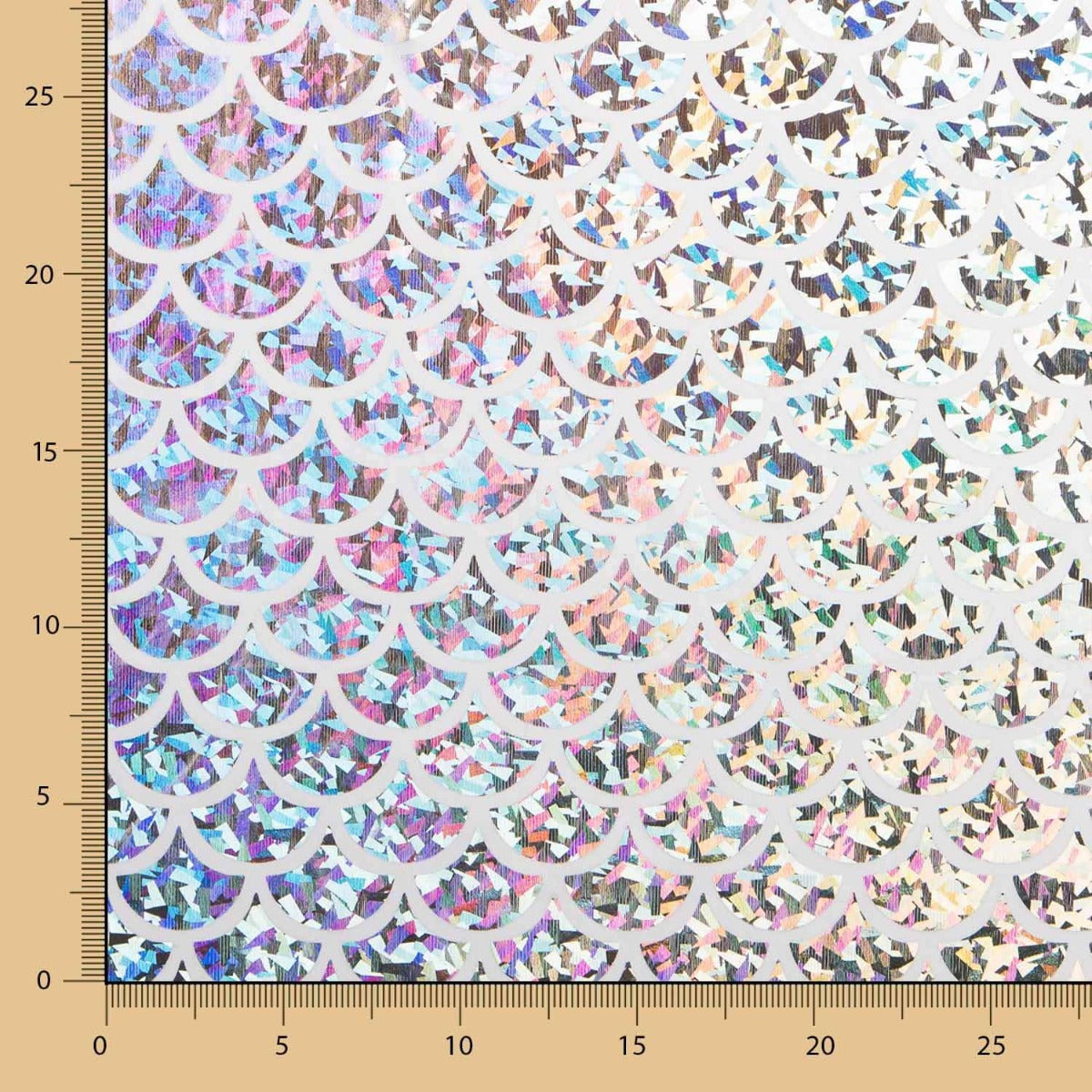 Foil Printed Hologram Branco - Ribes y Casals